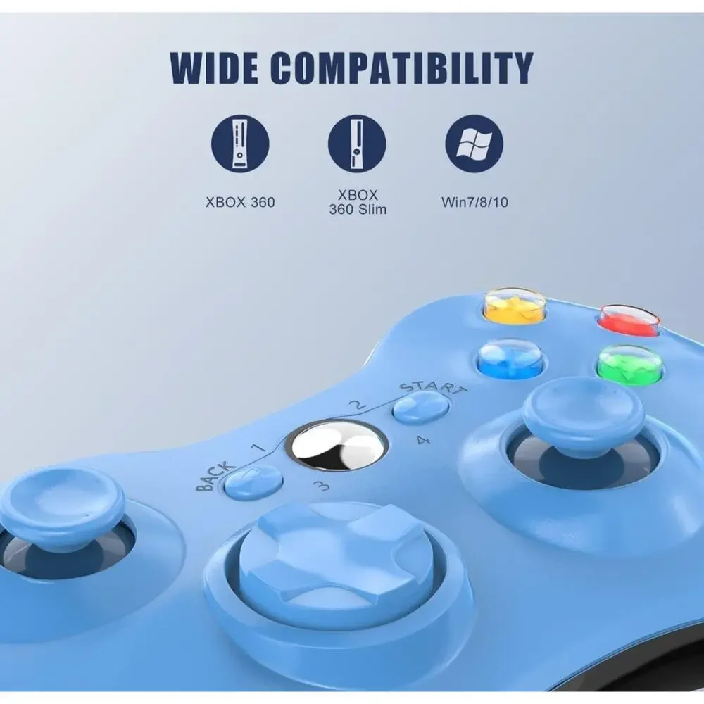 Wireless Controller Xbox 360, Astarry 2.4GHZ Gamepad Joystick, 360 PC Windows